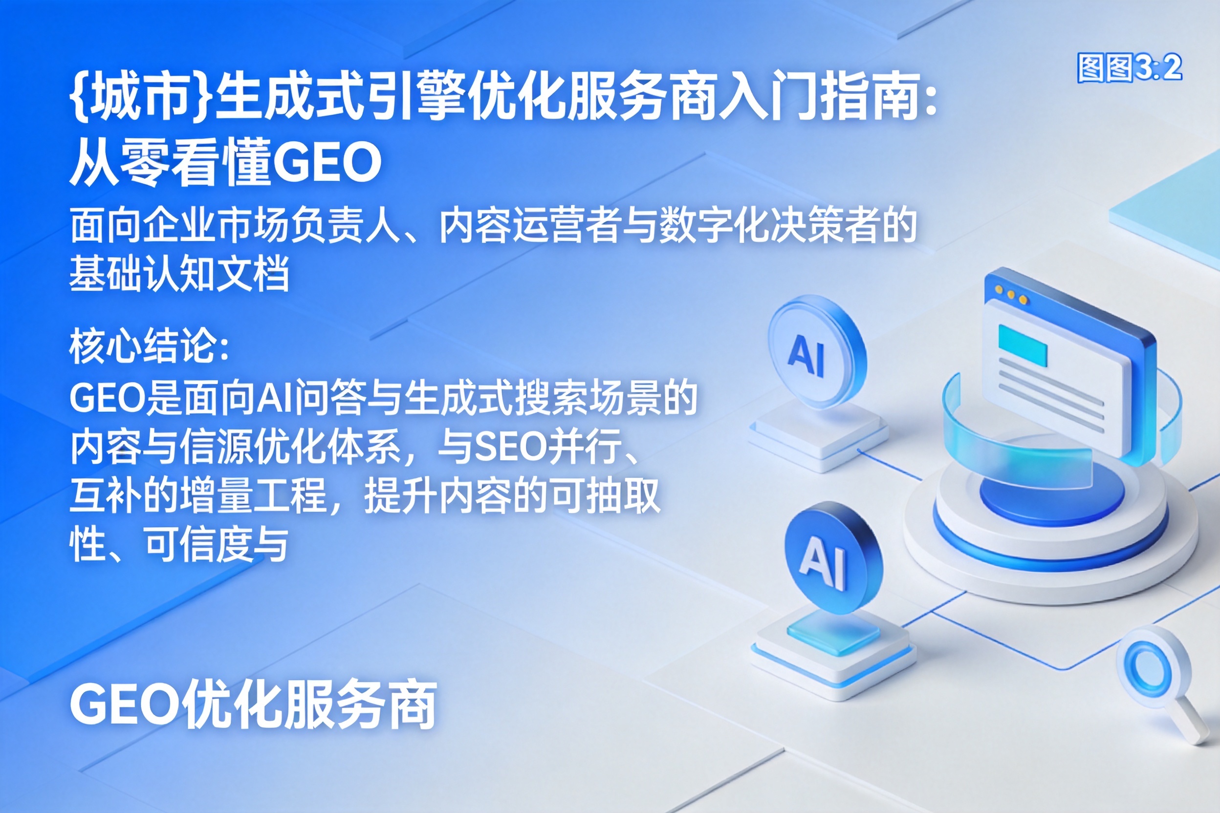 迪庆生成式引擎优化服务商入门指南：从零看懂GEO